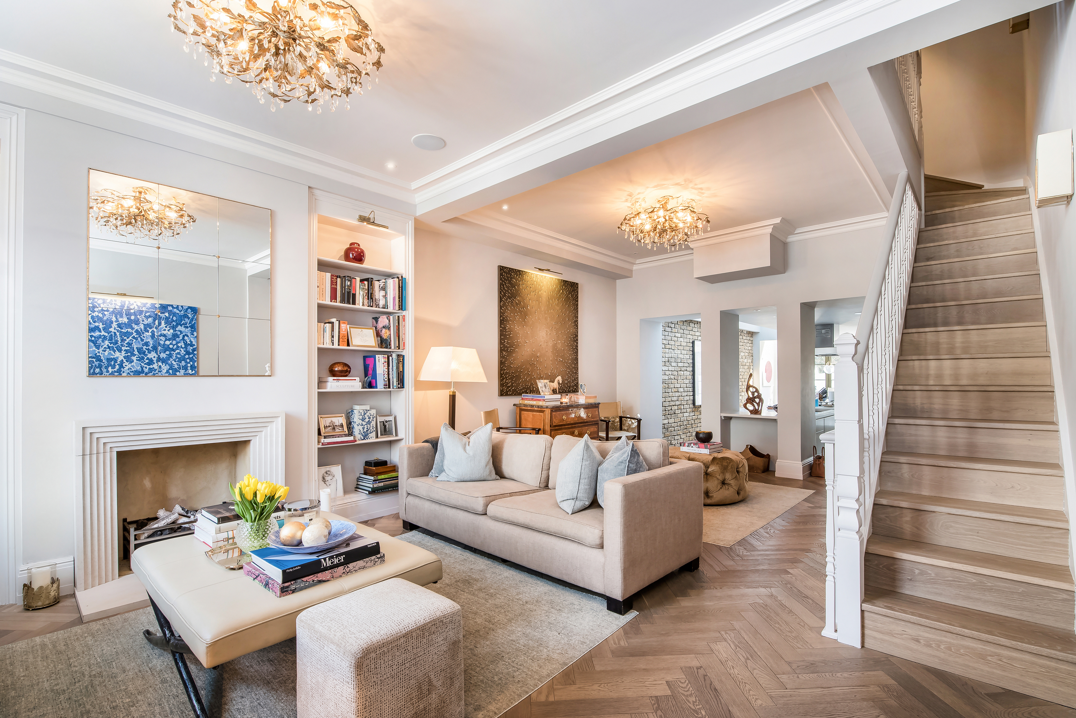 Foskett Road &mdash; the reception and staircase