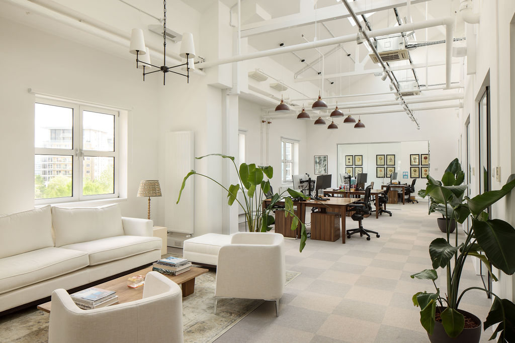 The London Office — Lounge beside the desks