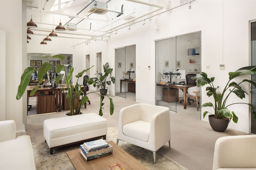 The London Office — Breakout seating & offices
