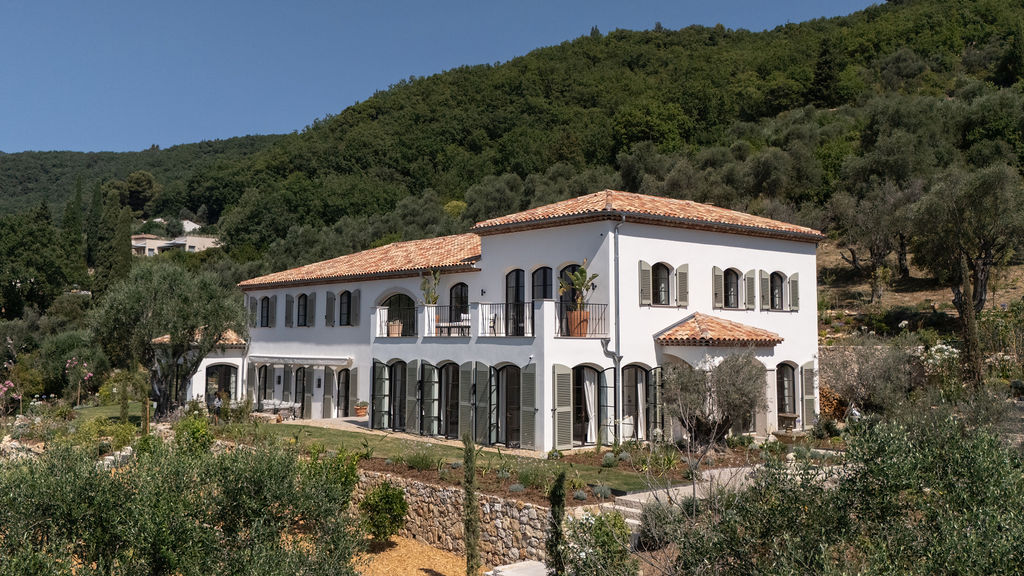 Olive D’Or — Garden elevation of the villa